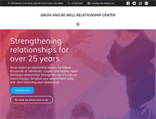 Tablet Screenshot of growandbewell.com